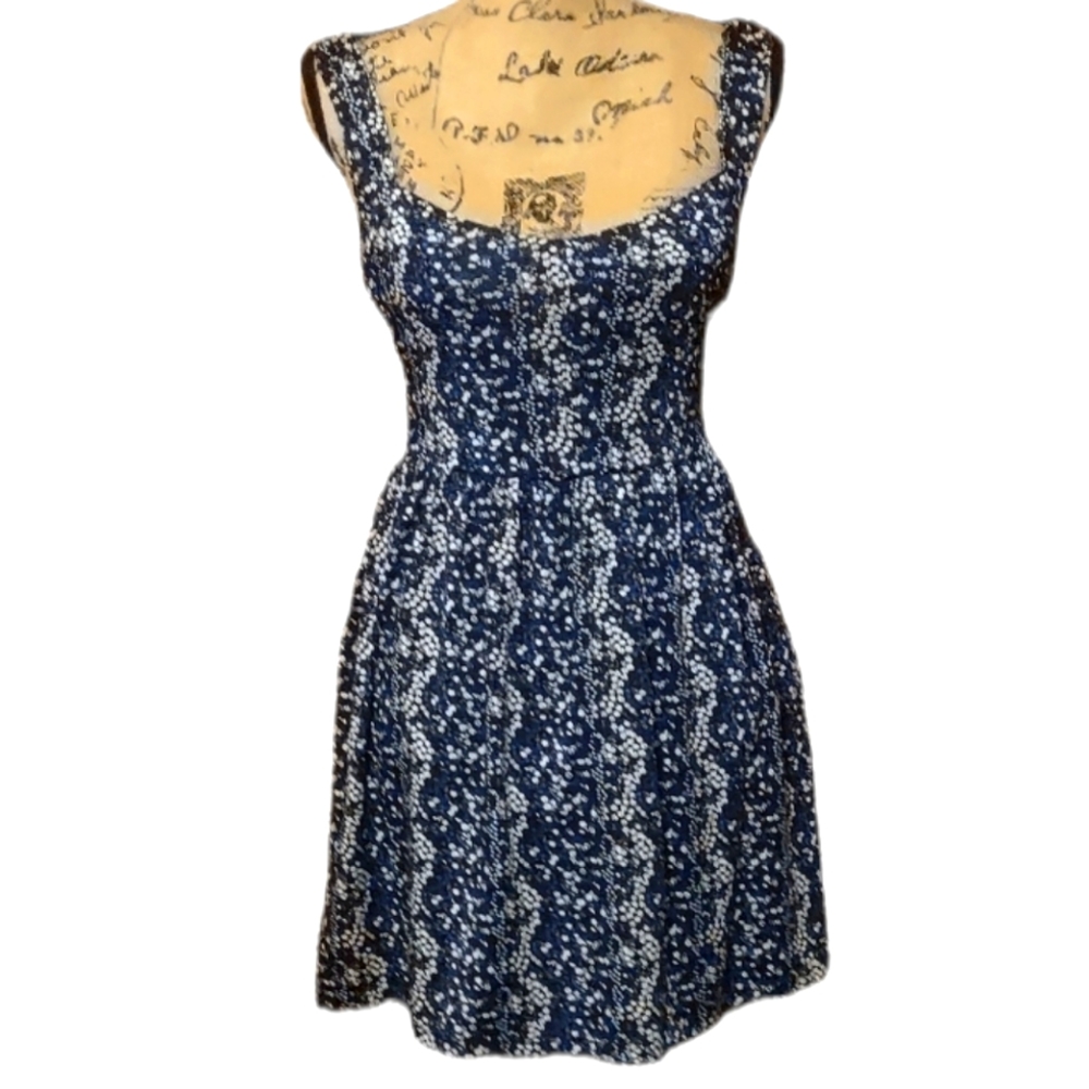 Bebop Floral Mini Skater Dress, Size Small